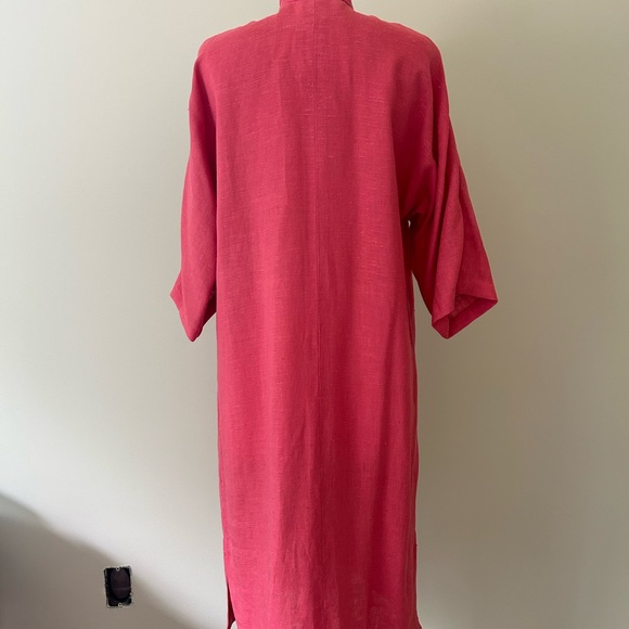 Vintage Linen Duster - Picture 4 of 6